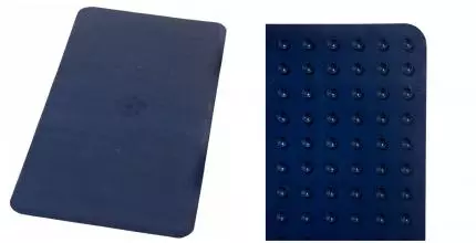 Противоскользящий коврик в ванну «Ridder» Basic 167333 71/36 каучук синий