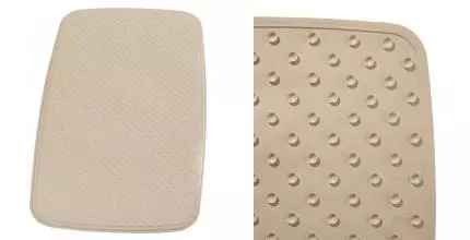 Противоскользящий коврик в ванну «Ridder» Capri 66089 72/38 каучук бежевый