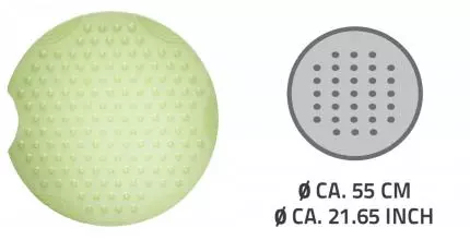 Противоскользящий коврик в ванну «Ridder» Tecno Ice 68805 55/55 каучук зелёный Противоскользящий коврик в ванну «Ridder» Tecno Ice 68805 55/55 каучук зелёный