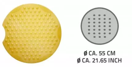 Противоскользящий коврик в ванну «Ridder» Tecno Ice 68814 55/55 каучук жёлтый Противоскользящий коврик в ванну «Ridder» Tecno Ice 68814 55/55 каучук жёлтый