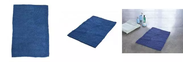 Коврик для ванной «Ridder» Soft 7052303 85/55 микрофибра синий