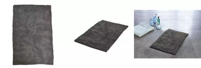 Коврик для ванной «Ridder» Soft 7052307 85/55 микрофибра серый