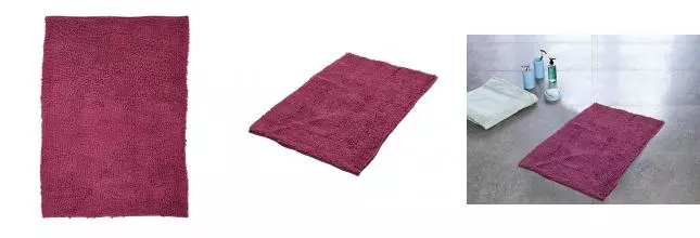 Коврик для ванной «Ridder» Soft 7052312 85/55 микрофибра фиолетовый