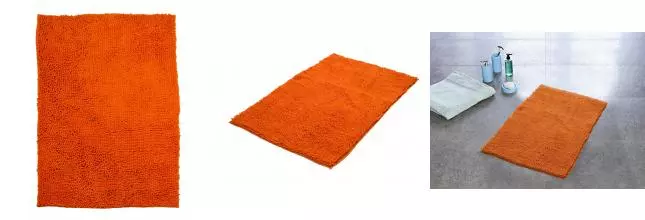 Коврик для ванной «Ridder» Soft 7052314 85/55 микрофибра оранжевый