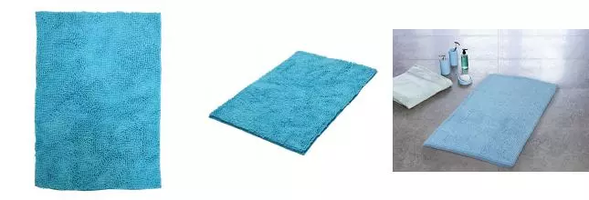 Коврик для ванной «Ridder» Soft 7052323 85/55 микрофибра голубой