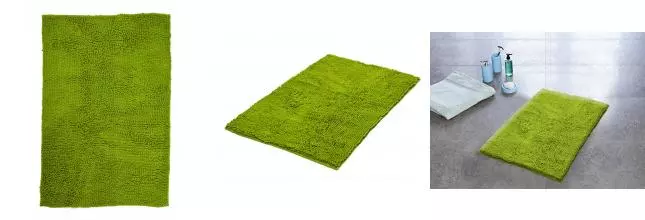 Коврик для ванной «Ridder» Soft 7052325 85/55 микрофибра зелёный