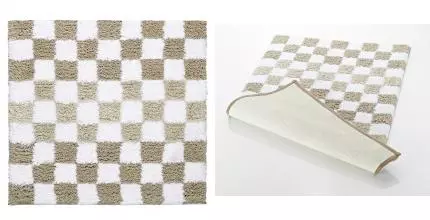 Коврик для ванной «Ridder» Grand Prix 716809 50/55 полиэстер бежевый/коричневый