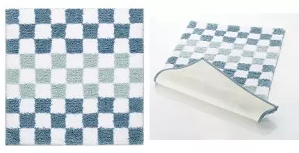 Коврик для ванной «Ridder» Grand Prix 716833 50/55 полиэстер синий/голубой