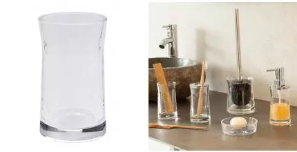 Стакан для зубных щёток «Ridder» Disco 2103100 на стол прозрачный