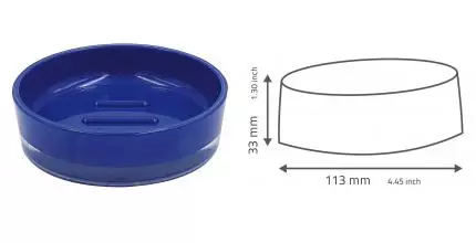 Мыльница «Ridder» Disco 2103303 на стол синяя