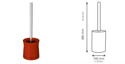 Ёршик для унитаза «Ridder» Disco 2103406 напольный красный