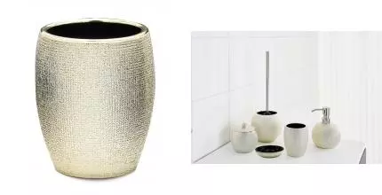 Стакан для зубных щёток «Ridder» Lucida 2123124 на стол золото