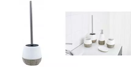 Ёршик для унитаза «Ridder» Safari 2151401 напольный белый
