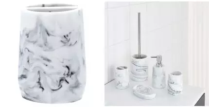 Стакан для зубных щёток «Ridder» Toscana 2154201 на стол белый