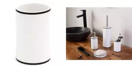 Стакан для зубных щёток «Ridder» Nena 2158101 на стол белый