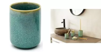 Стакан для зубных щёток «Ridder» Abby 2160105 на стол зелёный Стакан для зубных щёток «Ridder» Abby 2160105 на стол зелёный