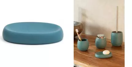 Мыльница «Ridder» Lina 2161305 на стол морская волна