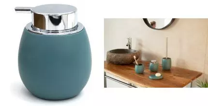 Дозатор для мыла «Ridder» Lina 2161505 на стол морская волна