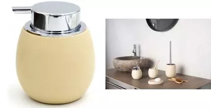 Дозатор для мыла «Ridder» Lina 2161509 на стол кремовый