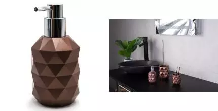 Дозатор для мыла «Ridder» Joyce 2165508 на стол коричневый металлик