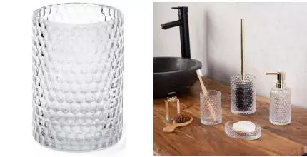 Стакан для зубных щёток «Ridder» Sherine 2166100 на стол прозрачный