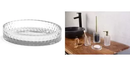 Мыльница «Ridder» Sherine 2166300 на стол прозрачная