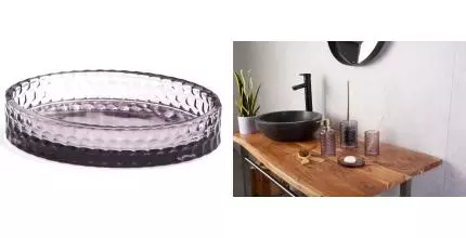 Мыльница «Ridder» Sherine 2166313 на стол фиолетовая