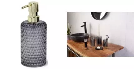 Дозатор для мыла «Ridder» Sherine 2166507 на стол серый