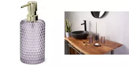 Дозатор для мыла «Ridder» Sherine 2166513 на стол фиолетовый