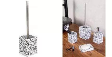 Ёршик для унитаза «Ridder» Zelda 2169401 напольный белый Ёршик для унитаза «Ridder» Zelda 2169401 напольный белый