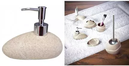 Дозатор для мыла «Ridder» Little Rock 22190509 на стол бежевый