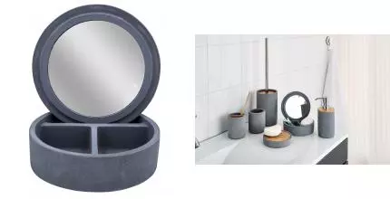 Шкатулка для украшений «Ridder» Cement 2240707 на стол серая