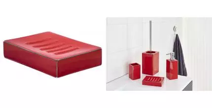 Мыльница «Ridder» Chichi 2241306 на стол красная