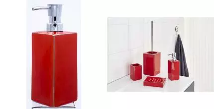 Дозатор для мыла «Ridder» Chichi 2241506 на стол красный