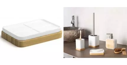 Мыльница «Ridder» Amara 2244301 на стол белый Мыльница «Ridder» Amara 2244301 на стол белый