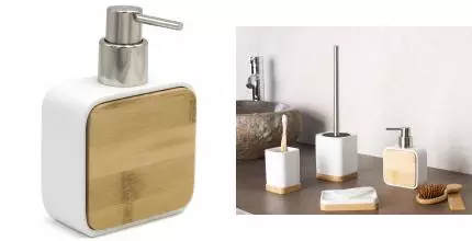 Дозатор для мыла «Ridder» Amara 2244501 на стол белый Дозатор для мыла «Ridder» Amara 2244501 на стол белый