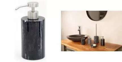 Дозатор для мыла «Ridder» Mabelle 2246537 на стол серый