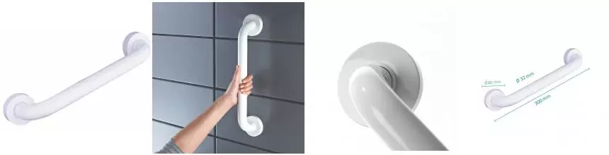 Поручень «Ridder» А00130101 на стену белый