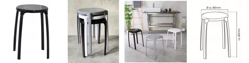 Табурет «Ridder» Max А1050110 напольный чёрный