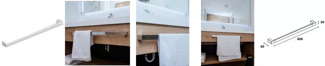 Полотенцедержатель «Koin» Nex NEX220 на стену хром