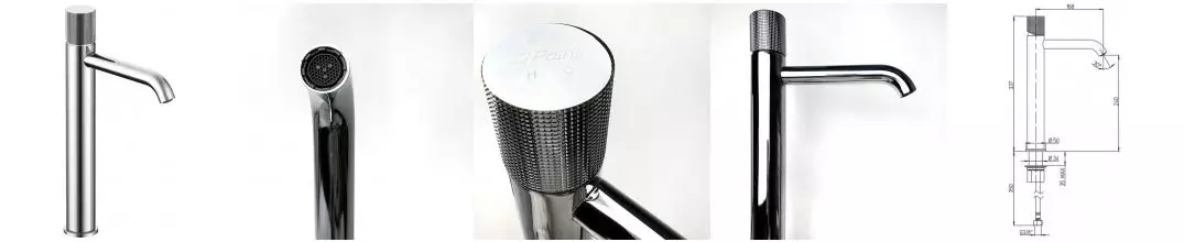 Смеситель для раковины «Paini» Cox Grip 7GCR205OLL хром Смеситель для раковины «Paini» Cox Grip 7GCR205OLL хром