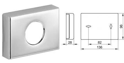 Диспенсер для пакетов «Keuco» Plan 4976010000 на стену хром