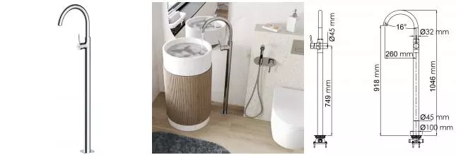 Смеситель для раковины «WasserKRAFT» Main 4153 хром Смеситель для раковины «WasserKRAFT» Main 4153 хром