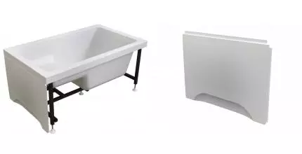 Торцевой экран под ванну «Radomir» Джоанна 70 (с креплением) белый левый