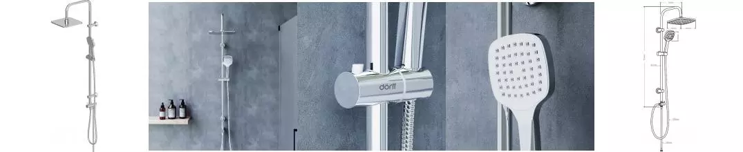 Душевая стойка «Dorff» Norma new D0712020 хром Душевая стойка «Dorff» Norma new D0712020 хром