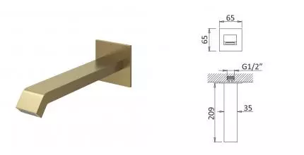 PORTA-SC-SR Излив для ванны, исполнение sunrise PORTA-SC-SR · Porta, Cezares, PORTA-SC-SR PORTA-SC-SR Излив для ванны, исполнение sunrise PORTA-SC-SR · Porta, Cezares, PORTA-SC-SR