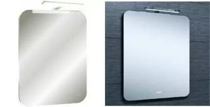 Зеркало «Aquanika» Basic Light 55/80 с подсветкой Зеркало «Aquanika» Basic Light 55/80 с подсветкой