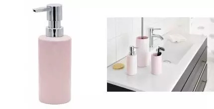 Дозатор для мыла «Ridder» Beaute 2118405 на стол розовый