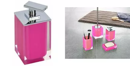 Дозатор для мыла «Ridder» Colours 22280502 на стол розовый