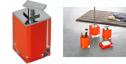 Дозатор для мыла «Ridder» Colours 22280505 на стол оранжевый